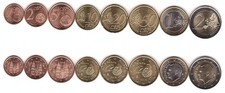 Spain - set 8 coins 1 2 5 10 20 50 Cent 1 2 Euro 2015 UNC Lemberg-Zp
