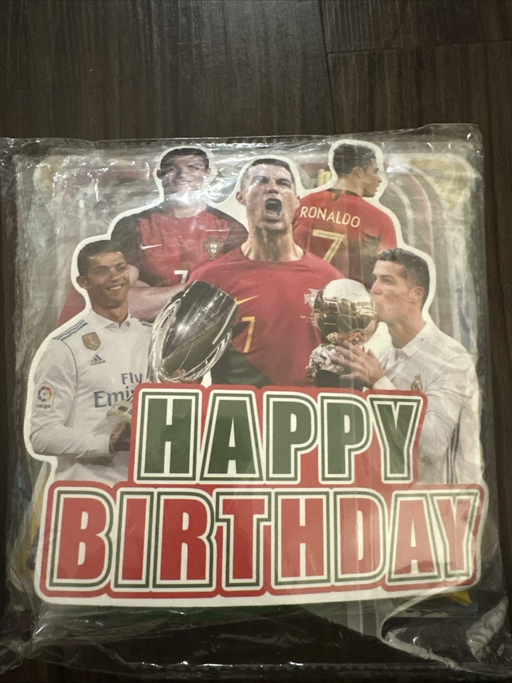 Decoraciones de cumpleaños suministros de fiesta Ronaldo Foto 2 de 2