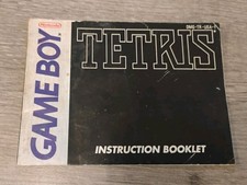 Tetris (Nintendo Game Boy, 1989) Manual Only