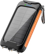 YELOMIN Solar Charger, 38800mAh Solar Power Bank, Outdoor Portable Charger