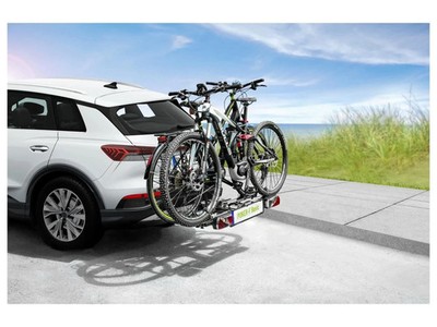 EUFAB POKER-F Basic Fahrradträger für die Anhängerkupplung mit Schnellverschluss