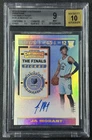 JA MORANT BGS 9 2019-20 PANINI CONTENDERS #118 ROOKIE THE FINALS TICKET AUTO /49