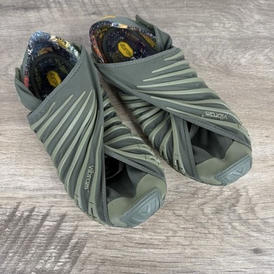 Furoshiki Wrapping Vibram Sole Size US 12.5-13 Men's Shoes Olive Green 18MAD04