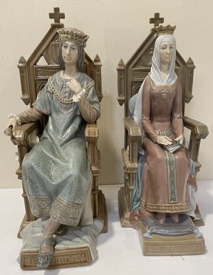 DEFECTIVE LLadro Vintage Fernando of Aragon  4933 and Isabel de Castilla G3D