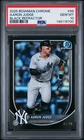 2025 Bowman Chrome Aaron Judge TRUE Black Refractor /10 PSA 10 GEM MINT POP 1