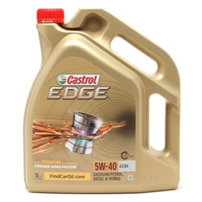 Castrol Edge Fluid Titanium (ex. FST) 5W-40 A3/B4 Motoröl 5l