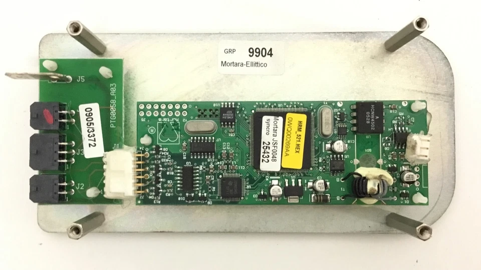 TechnoGym Excite-Excite Synchro Exec700 ISP Elliptical Hand Sensor Board w Plate - Image 2 of 2