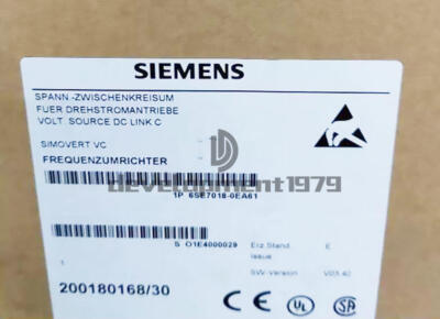 ONE NEW SIEMENS Main Drive 6SE7018-0EA61