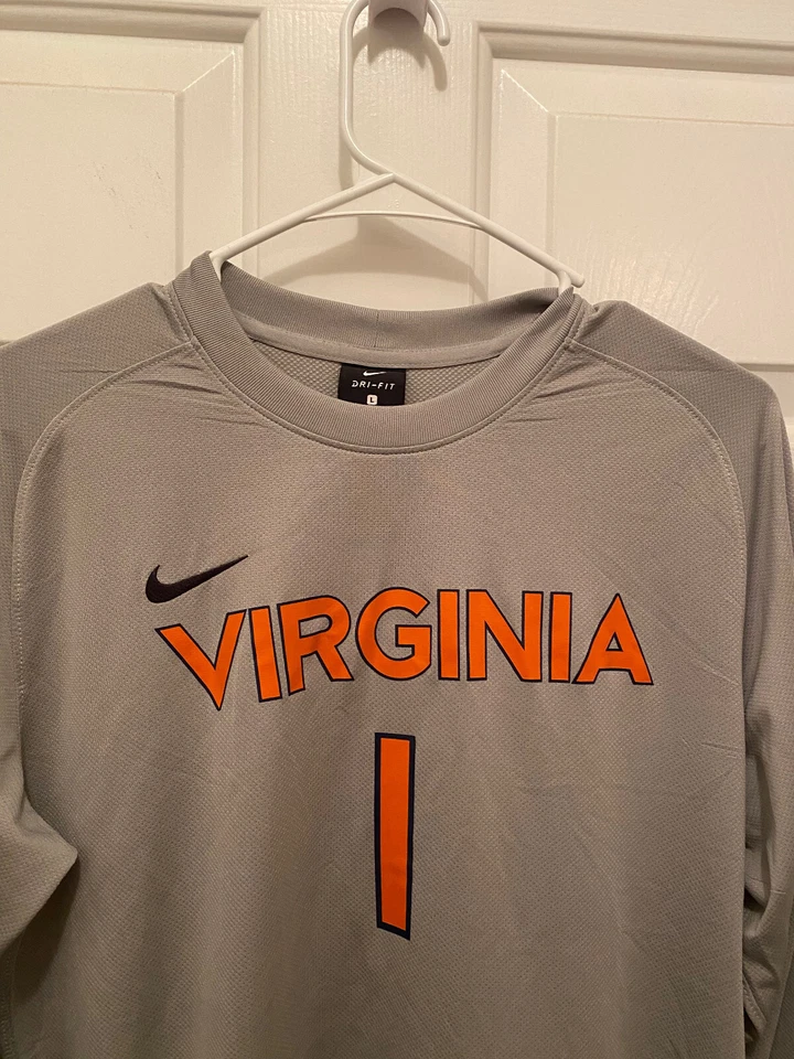 Virginia UVA Cavaliers Women's Soccer #1 Game Worn Nike Goalie Jersey Large - Image 2 of 4