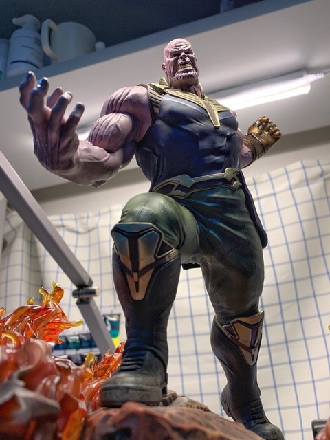 thanos action figure iron studios