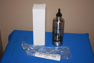 h2go ss Classic Stainless Steel Bottle Caterpillar CAT Logo New