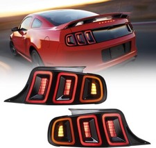 2010-2014 Tail Lights Led Sequential For Ford Mustang Brake Rear Lamp Leftright