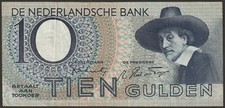 Netherlands 10 Gulden P-59 (21.01.1943) "F++/aVF"