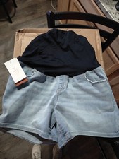 Isabel Maternity Womens Medium Denim Mid Short Size 8