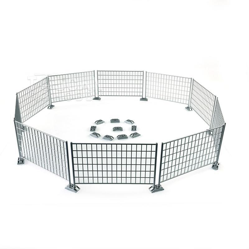 1:14 HUINA Metal Fence Construction Site Barrier For RC Hydraulic K970 Excavator