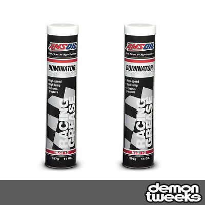 2 x Amsoil Dominator synthetisches Rennfett - 14oz (387g Patrone)