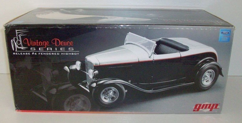 GMP 1/18 Scale - G1805008 Ford vintage Deuce Series #6 Highboy Black / silver - Image 3 of 4