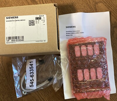 Siemens SCM-8 Fire Alarm Switch Control Module 500-033040 FireFinder XLS - Pyro