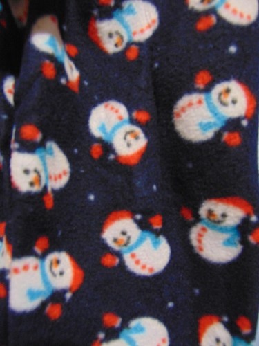 Boys or Girls Unisex Size Small (4/5) SNOWMAN Fleece Pajama Lounge Pants NEW - Picture 4 of 6
