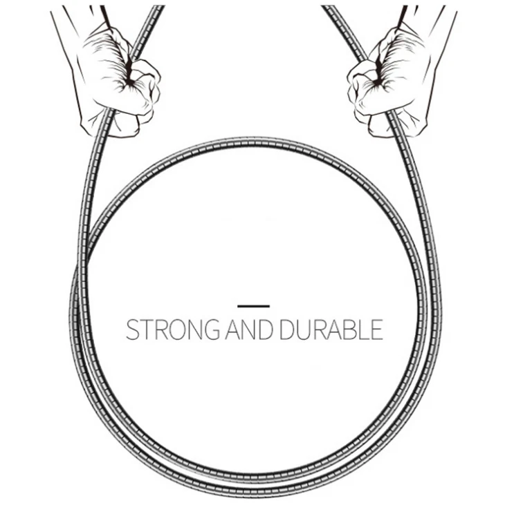 1m Metal Micro USB Charger & Data Sync Cable Lead for Android Phones, LG - Image 3 of 3