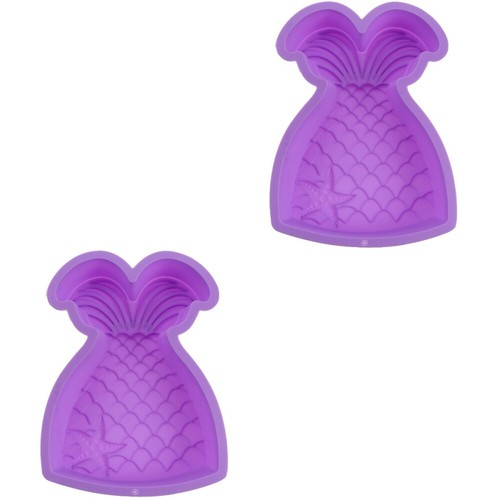 Mermaid Tail Cookie Mold Mermaid Tail Soap Mold Cake Mold Pan - Picture 2 of 12