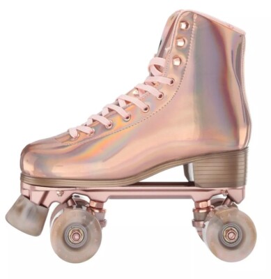 Impala Z55115 Womens Marawa Rose Gold PVC Quad Roller Skates Size US 10 EU 41