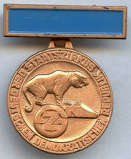 BRONZENE VERDIENSTMEDAILLE STAATSZIRKUS DER DDR