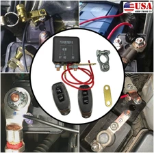 US Dual Remote Control Car Battery Disconnect Switch Isolator On Off Kill Master
