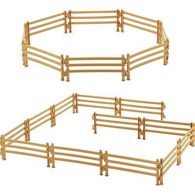HAOBIN 60 StüCk Corral Fechten Panel ZubehöR Kunststoff Zaun Pferd Corral Fec...