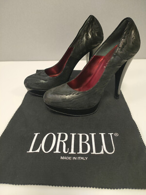 Damen Luxus Pumps Loriblu 38 Schwarz Shop 269 Euro Schuhe Pumps Plateau