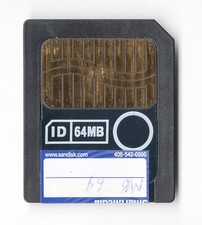 SanDisk SmartMedia ID 64MB SDSM-64 Camera Memory Card