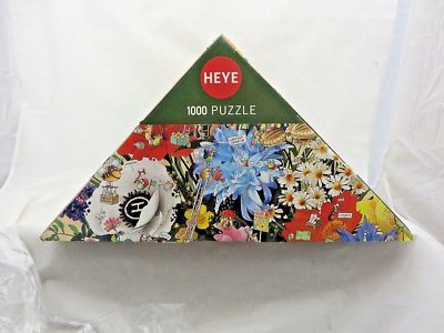Heye 29787 Flowers Life Degano Triangular Puzzle 1000-piece for