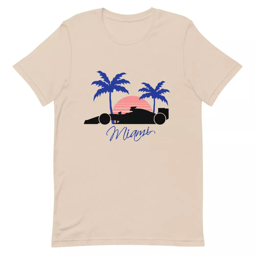 Miami palm tree shirt cheap