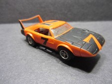 Aurora AFX Dodge Daytona Charger Super Bird Orange/black 7 HO Slot Car