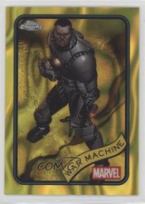 2025 Topps Chrome Marvel Comics Yellow Lava Refractor War Machine #194 1u6