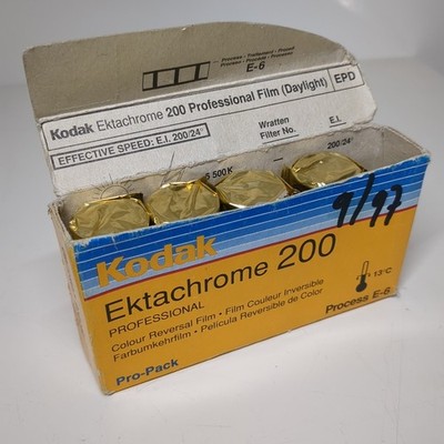 Kodak EPD 120 200ASA Ektachrome  Exp. 9/1997 Professional Slide Film *4 rolls*