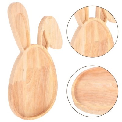 Ostern Deko Holz Osterhasen -Serviertablett -Servierplatte