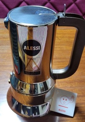 Alessi 9090 6 Espresso Coffee Make Vintage NEW Unused with BOX from JAPAN