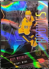 Ozzy Wiesblatt 25/26 Upper Deck SPX SILVER SPECTRUM Rookie /25