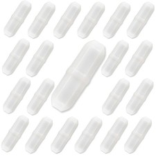 Magnetic Stir Bars 20pcs PTFE Stirrer Mixer, 20 mm/ 0.8 Inch White Stir Bar