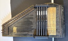 Vintage 5 chord 23 string Oscar Schmidt-period Zimmermann Autoharp - Needs Work