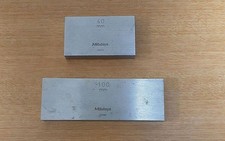 Jeu de blocs de jauge Mitutoyo 60 mm (2,4 po) 100 mm (3,9 po) outil de mesure...