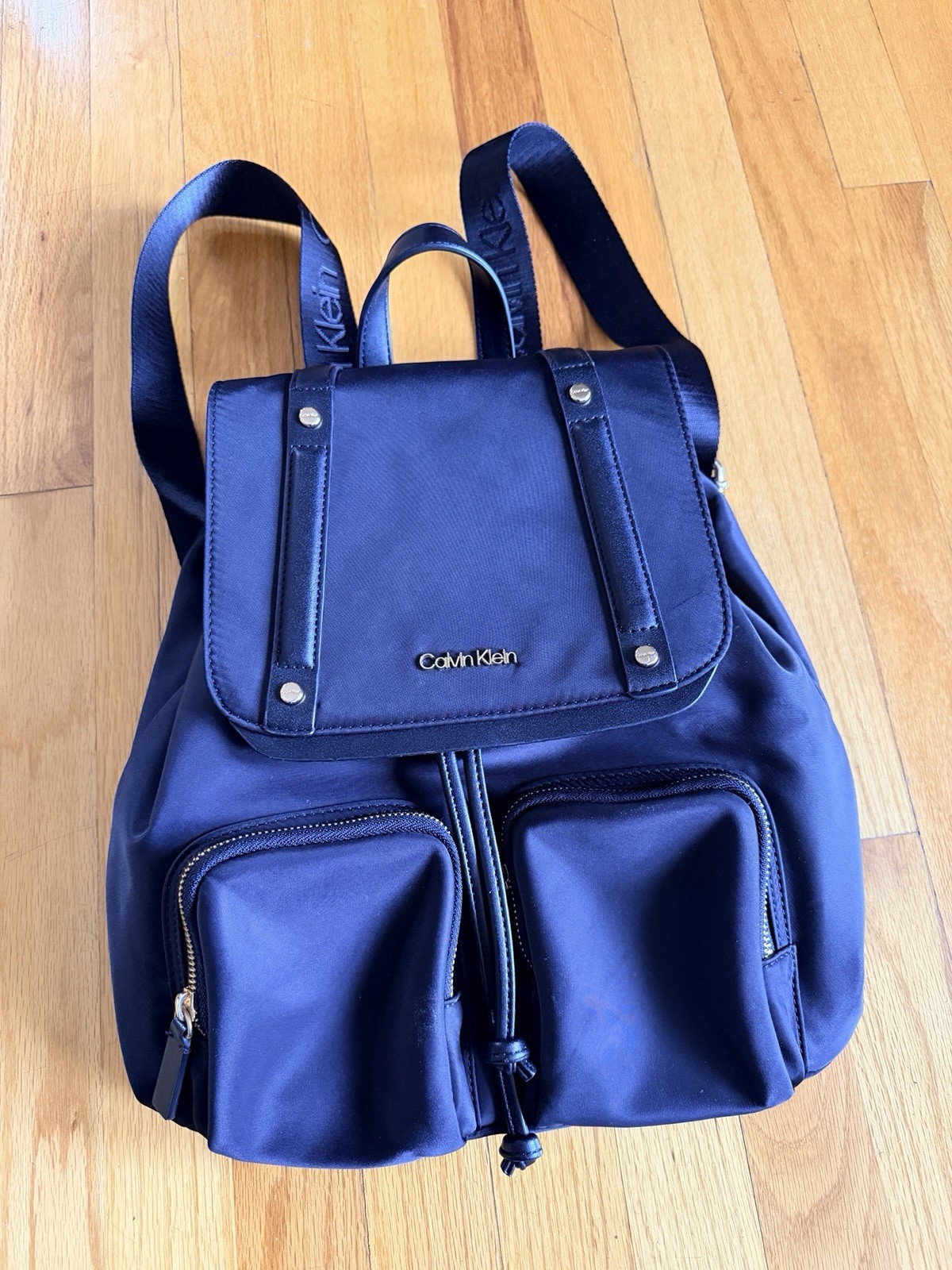 Calvin Klein Women's Backpack Nylon Purse Black thumbnail 2