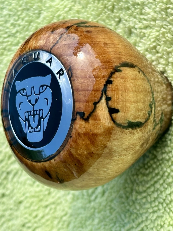 JAGUAR XJ6, XJS, XJ8, XK8, XJR, XKR, XK, tipo S, tipo X, perilla de cambio de marchas de madera de burl XK Foto 3 de 4