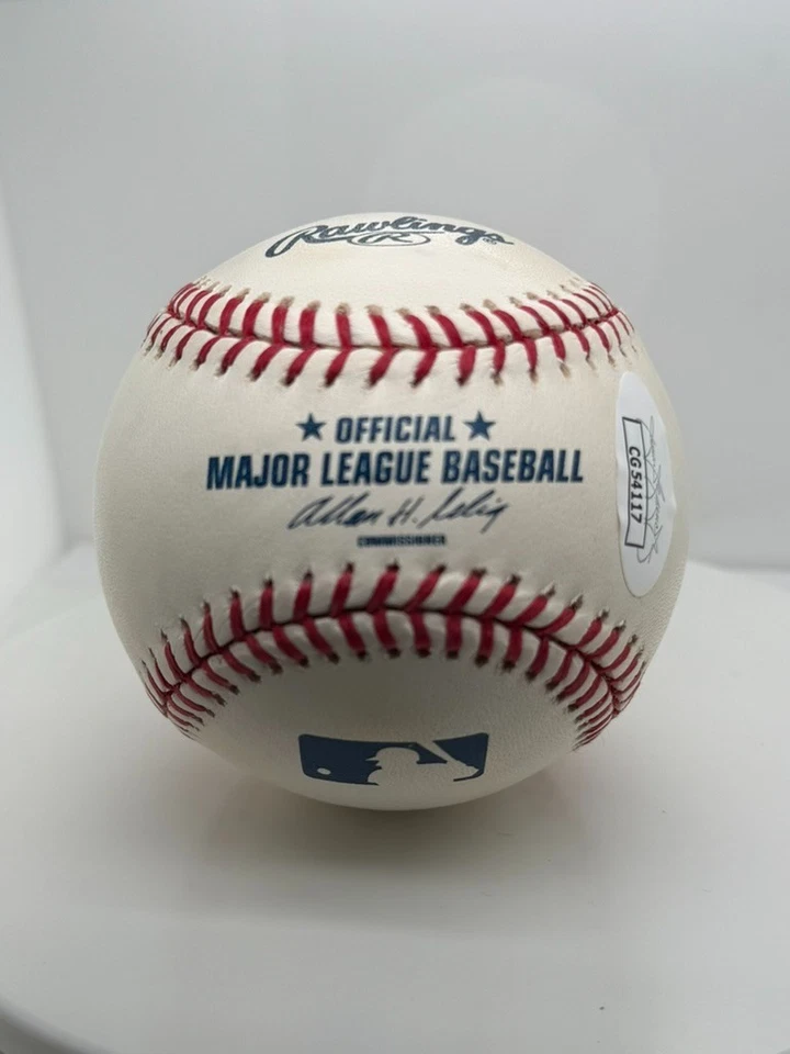 Autógrafo de béisbol firmado por Yovani Gallardo MLB autenticación Jsa  Foto 2 de 4