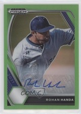 2021 Panini Prizm Draft Picks Lime Green 3/23 Rohan Handa #PDP146 Auto 11ch