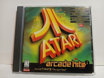 Atari Arcade Hits 1 (PC Windows 95/98) CD-ROM In case w manual tested VG
