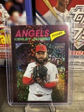 2026 Topps Heritage Burgundy Sparkle Kenley Jansen Angels #229