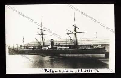 LP2230 - J & A Allan Liner - Polynesian - gebaut 1872 - Foto 5,5''x 3,5'' 