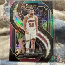 Stephen Curry 2024 Panini Select #143 Red Disco Prizm Premier serial number05/49